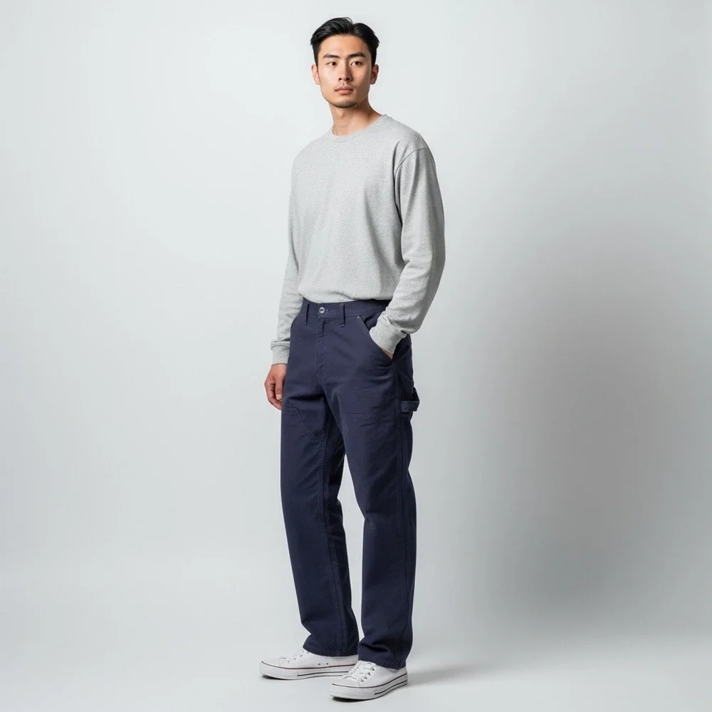 NWT Levi's 502 Dark Blue Duck Cloth Chino Pants